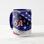 Mug Drapeau américain (Devant gauche)