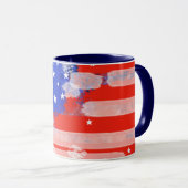 Mug Drapeau américain (Devant droit)