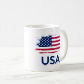 Mug Drapeau américain (Devant droit)