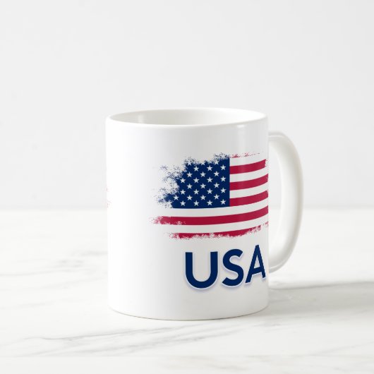 Mug Drapeau américain (Devant droit)