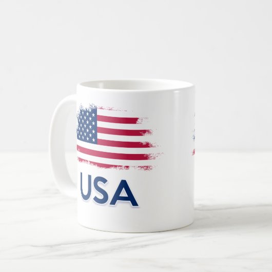 Mug Drapeau américain (Devant gauche)