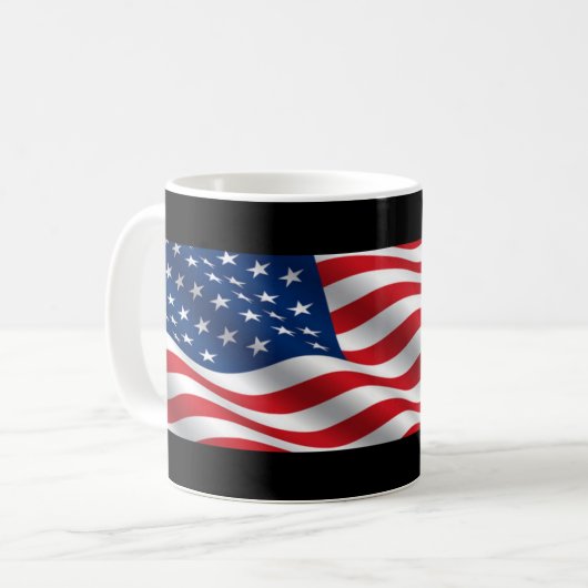 Mug Drapeau américain (Devant gauche)