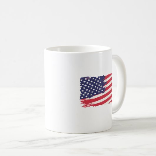 Mug Drapeau américain (Devant droit)