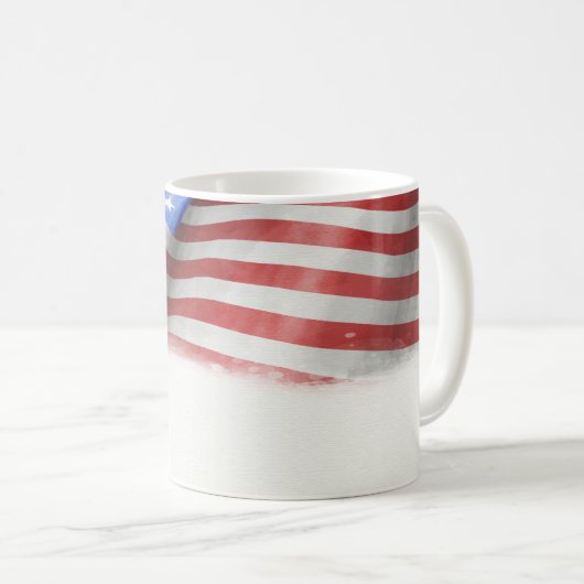 Mug Drapeau américain  (Devant droit)