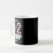 Mug Drapeau américain 0-2 Trump 2024 (Devant gauche)