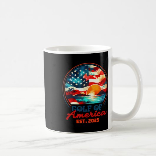 Mug Drapeau Américain 2025 Golfe Du Mexique (Droite)