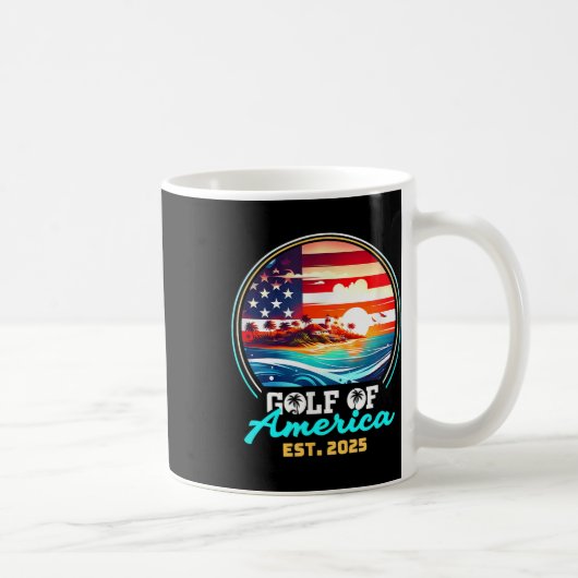 Mug Drapeau Américain 2025 Golfe M (Droite)