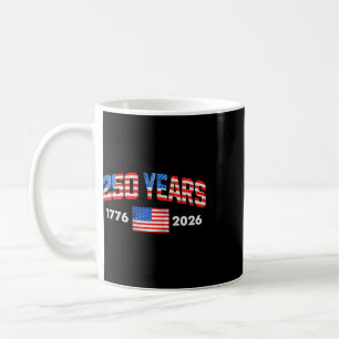 Mug Drapeau américain 250 ans 1776 2026 250e anniversa