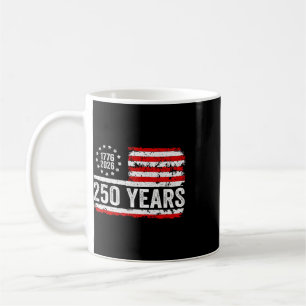 Mug Drapeau américain 250 ans 1776-2026 250e anniversa