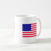 Mug Drapeau américain 4 juillet (Devant droit)