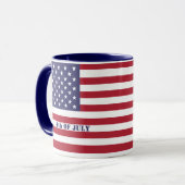 Mug Drapeau américain 4 juillet Patriotique (Devant gauche)