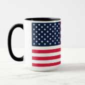Mug Drapeau américain 50 étoiles : vieilles étoiles de (Gauche)