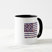 Mug Drapeau américain à 15 étoiles (Devant droit)