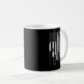 Mug Drapeau américain à thème déco (Devant droit)