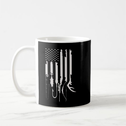Mug Drapeau américain à thème déco (Gauche)