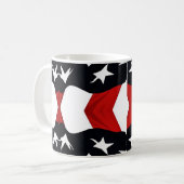 Mug Drapeau américain Abstrait (Devant gauche)