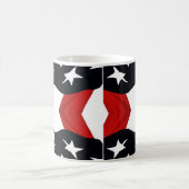 Mug Drapeau américain Abstrait (Centre)