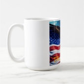 Mug Drapeau américain Aigle TRUMP 2024 (Gauche)
