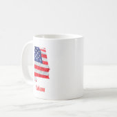 Mug Drapeau américain Alabama États-Unis (Devant gauche)