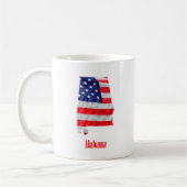 Mug Drapeau américain Alabama États-Unis (Gauche)