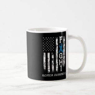 Mug Drapeau américain Alopecia Warria