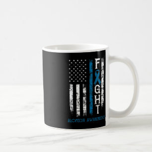 Mug Drapeau américain Alopecia Warria 1