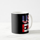 Mug Drapeau américain américain EH Funny Canada (Devant droit)
