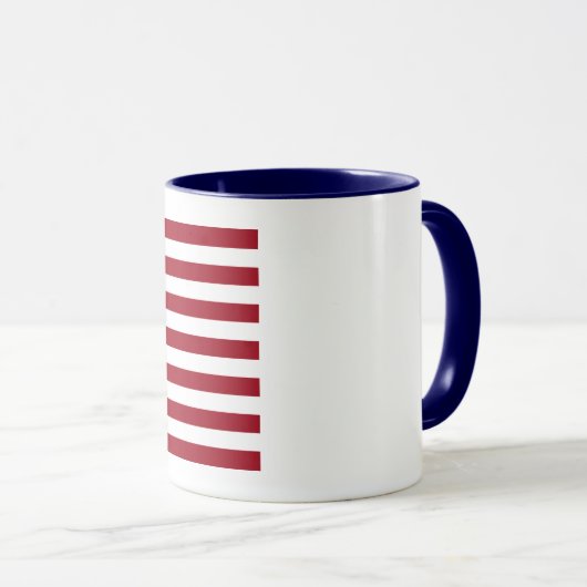 Mug Drapeau américain anti-fasciste (Devant droit)