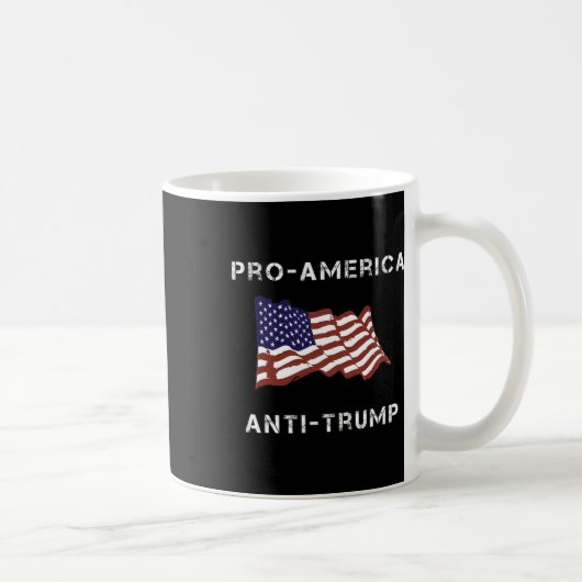 Mug Drapeau américain anti-Trump (Droite)
