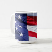 Mug Drapeau américain avec bouchon assis (Devant gauche)
