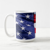 Mug Drapeau américain avec bouchon assis (Gauche)