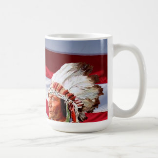 Mug Drapeau américain avec bouchon assis