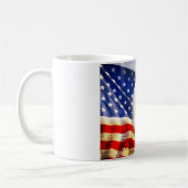 Mug Drapeau américain avec Eagle chauve (Gauche)