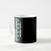 Mug Drapeau Américain Avec Shamrocks Pour St patrick D (Devant gauche)