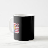 Mug Drapeau américain Bald Eagle 4 juillet (Devant gauche)