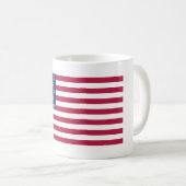 Mug Drapeau Américain Balle De Pistolet (Devant droit)