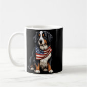 Mug Drapeau américain bernois Propriétaire de berger b (Gauche)