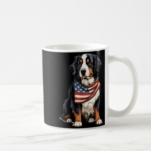 Mug Drapeau américain bernois Propriétaire de berger b (Droite)