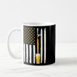 Mug Drapeau américain bière artisanale Usa 4 juillet B