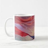 Mug Drapeau américain brandissant le 4 Juillet Memoria (Gauche)