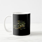 Mug Drapeau américain Camouflage Vêtements de pêche - (Gauche)