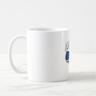 Mug Drapeau américain Carte Patriotique Vintage Graphi