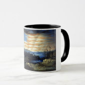 Mug Drapeau américain céleste dans le ciel, Zouave Gue (Devant droit)