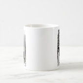 Mug Drapeau Américain & Coonhound (Centre)