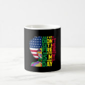 Mug Drapeau américain Dashiki Drapeau noir femmes Inde (Centre)