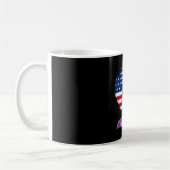 Mug Drapeau américain Dashiki Drapeau noir femmes Inde (Gauche)