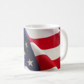 Mug Drapeau américain de cafés (Devant droit)