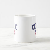 Mug Drapeau américain de Chicago (Centre)