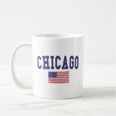 Mug Drapeau américain de Chicago (Gauche)