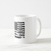 Mug Drapeau américain de Disk Golf (Devant droit)